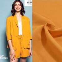 LMV  Linnen viscose oker geel   La maison victor  