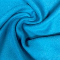 Mantelstof 100% wol  turquoise