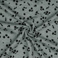 Sweater stof relief animal skin grijs  poppy 17
